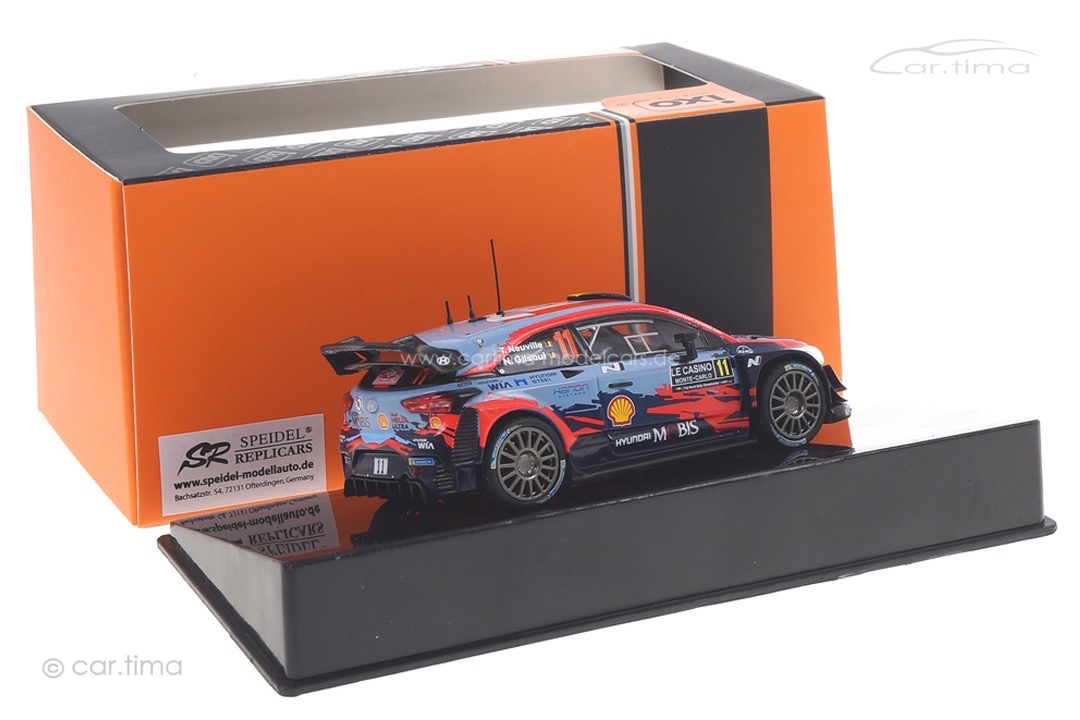Hyundai i20 WRC Rallye Monte Carlo 2020 Neuville/Gilsoul IXO 1:43 RAM743