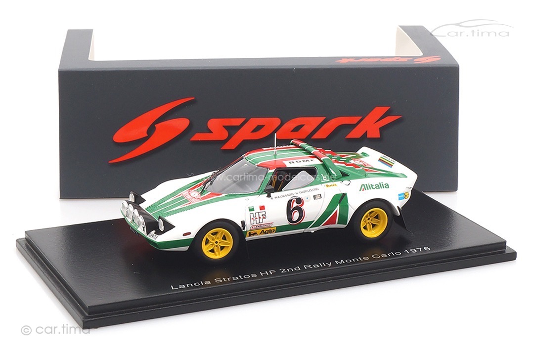 Lancia Stratos HF Rally Monte Carlo 1976 Waldegard/Thorszelius Spark 1:43 S9083