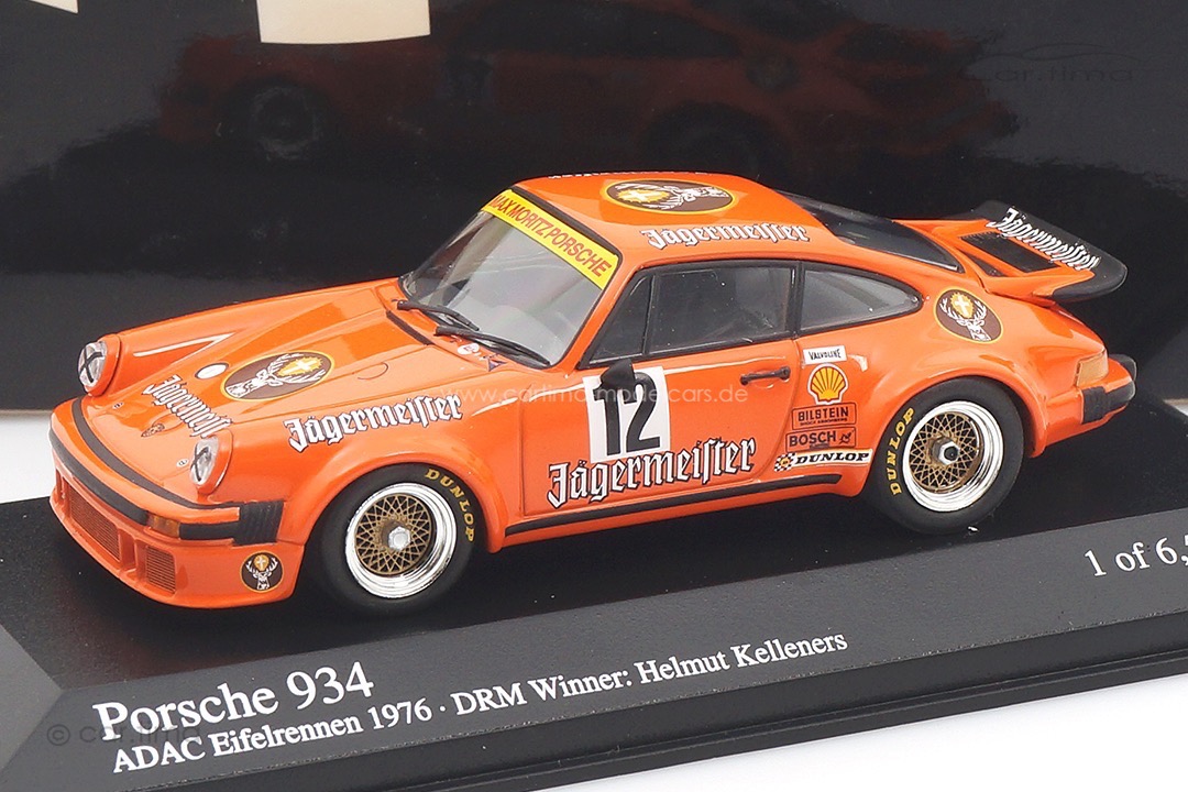 Porsche 934 Winner DRM Eifelrennen 1976 Kelleners Minichamps 1:43 400766412