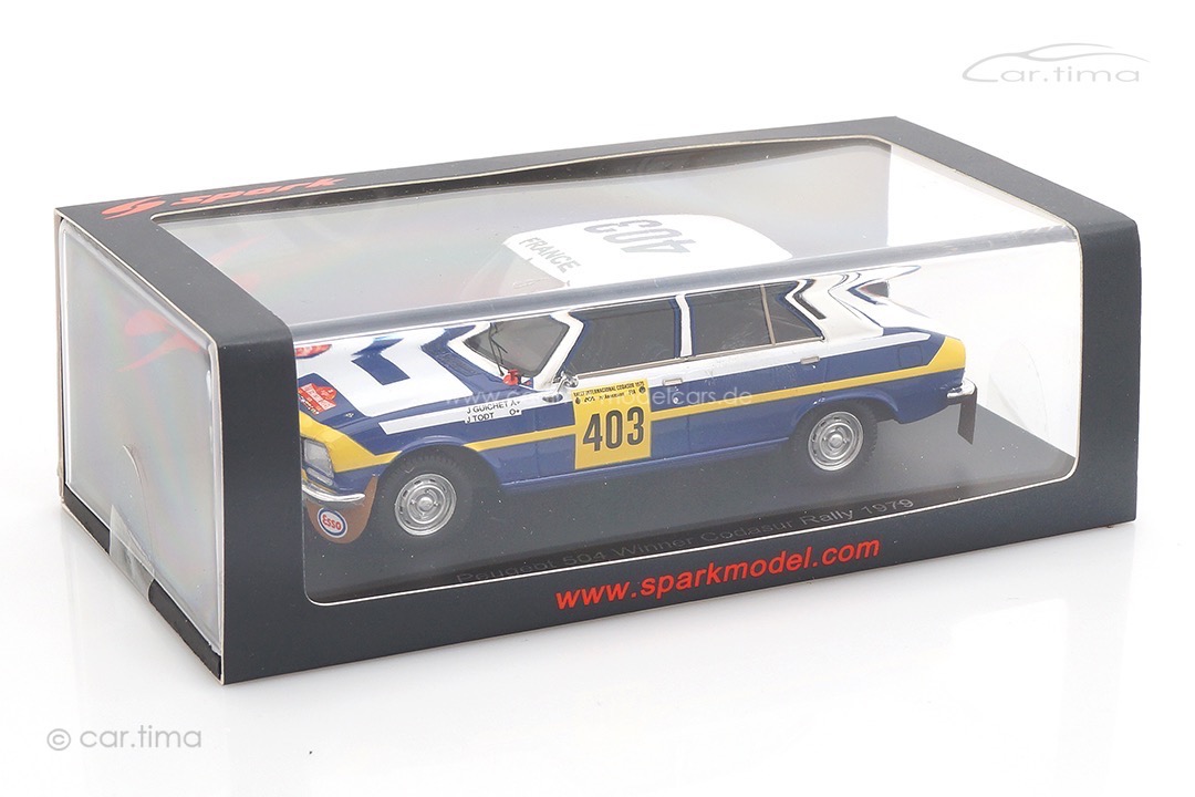 Peugeot 504 Winner Codasur Rallye 1979 Guichet/Todt Spark 1:43 S5632
