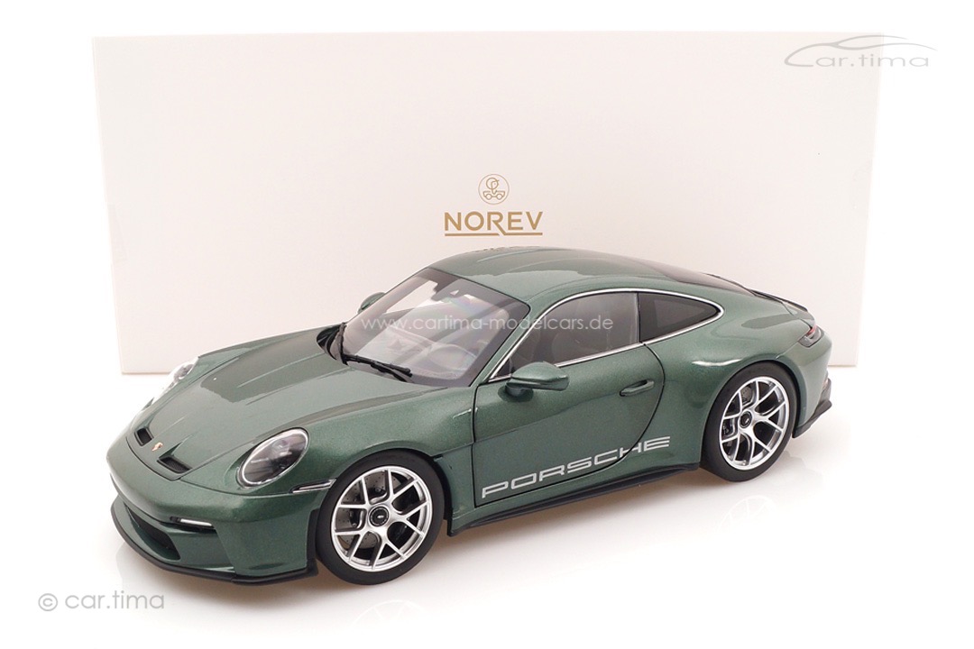 Porsche 911 (992) S/T Malachitgrün Norev 1:18 187472