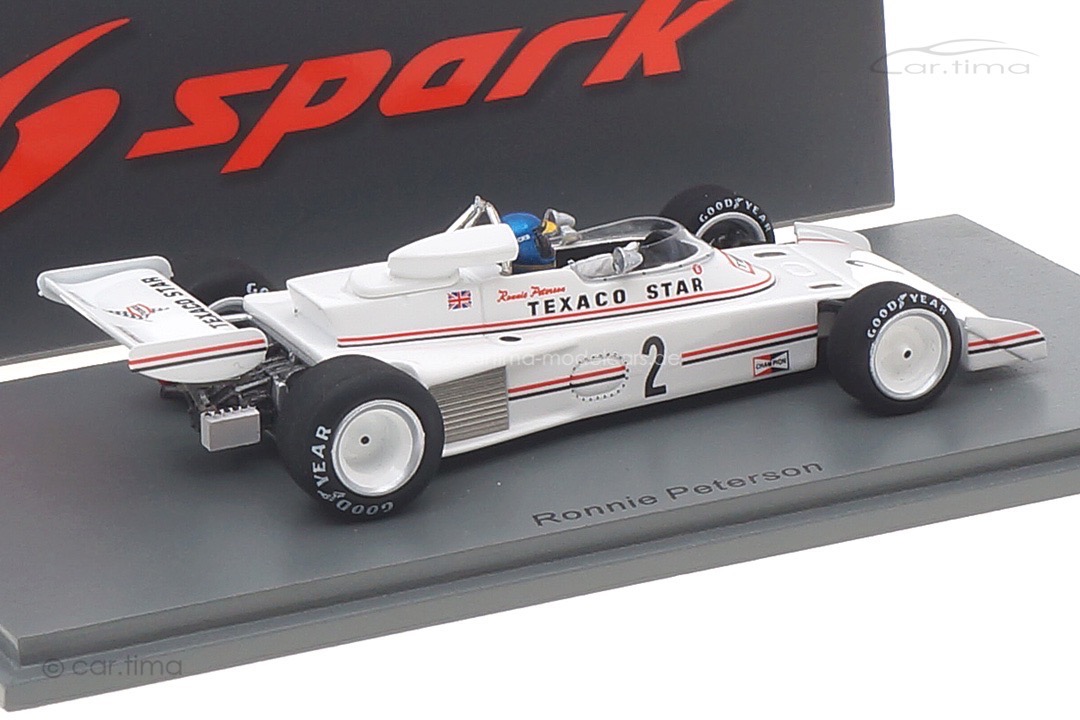 Lotus 74 I.G.B. GP F2 1973 Ronnie Peterson Spark 1:43 S7303 Lotus 74 I.G.B. GP F2 1973 Ronnie Peterson Spark 1:43 S7303