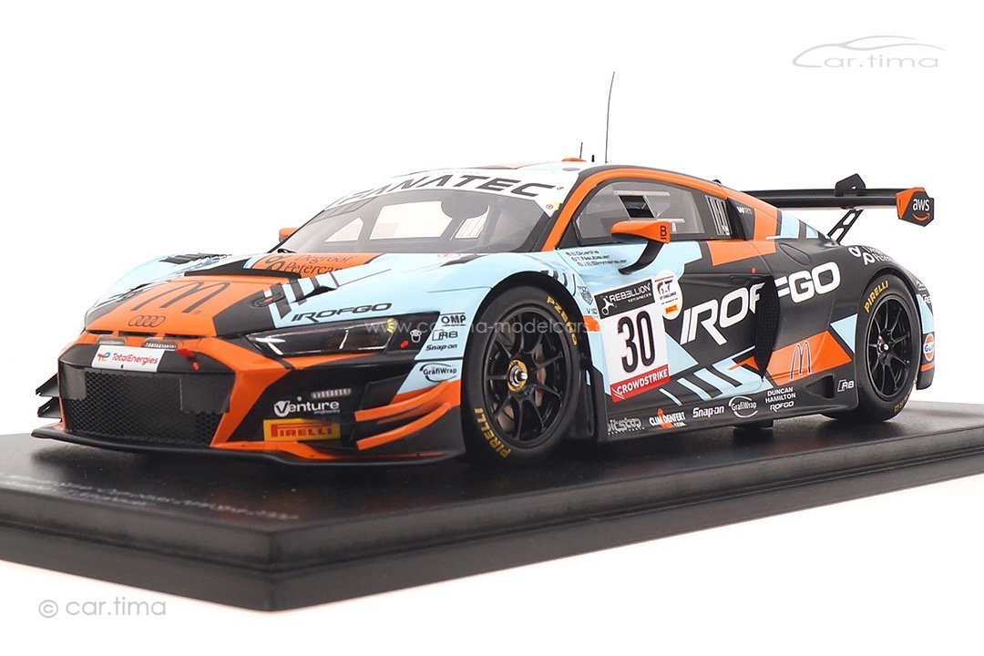 Audi R8 LMS GT3 Winner Silver Cup class 24h Spa 2022 Simmenauer/Goethe/Neubauer Spark 1:18 18SB052