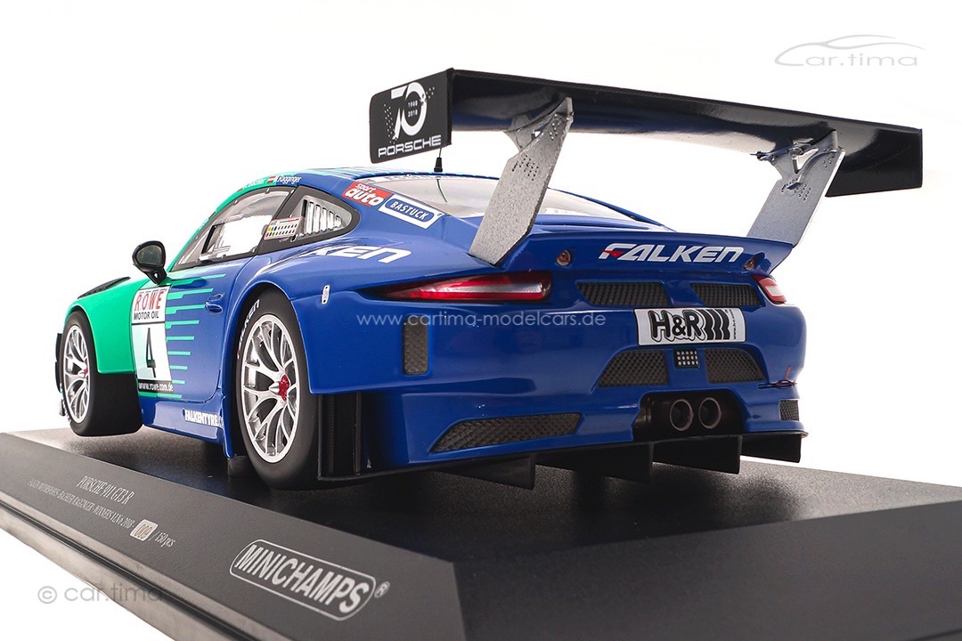 Porsche 911 GT3 R Winner VLN Nürburgring 2018 Bachler/Ragginger Minichamps 1:18 153186994 Porsche 911 GT3 R Winner VLN Nürburgring 2018 Bachler/Ragginger Minichamps 1:18 153186994