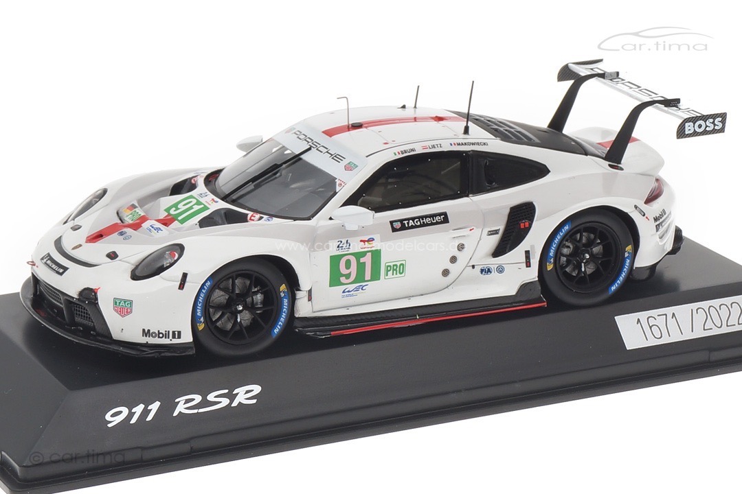 Porsche 911 RSR 24h Le Mans 2022 Bruni/Lietz/Makowiecki Spark 1:43 WAP0209010RLEM Porsche 911 RSR 24h Le Mans 2022 Bruni/Lietz/Makowiecki Spark 1:43 WAP0209010RLEM