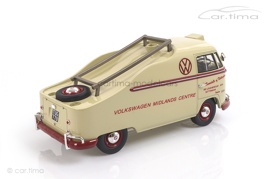 Volkswagen VW T1a Midlands Centre/Brezelkäfer Schuco 1:18 450016300 Volkswagen VW T1a Midlands Centre/Brezelkäfer Schuco 1:18 450016300