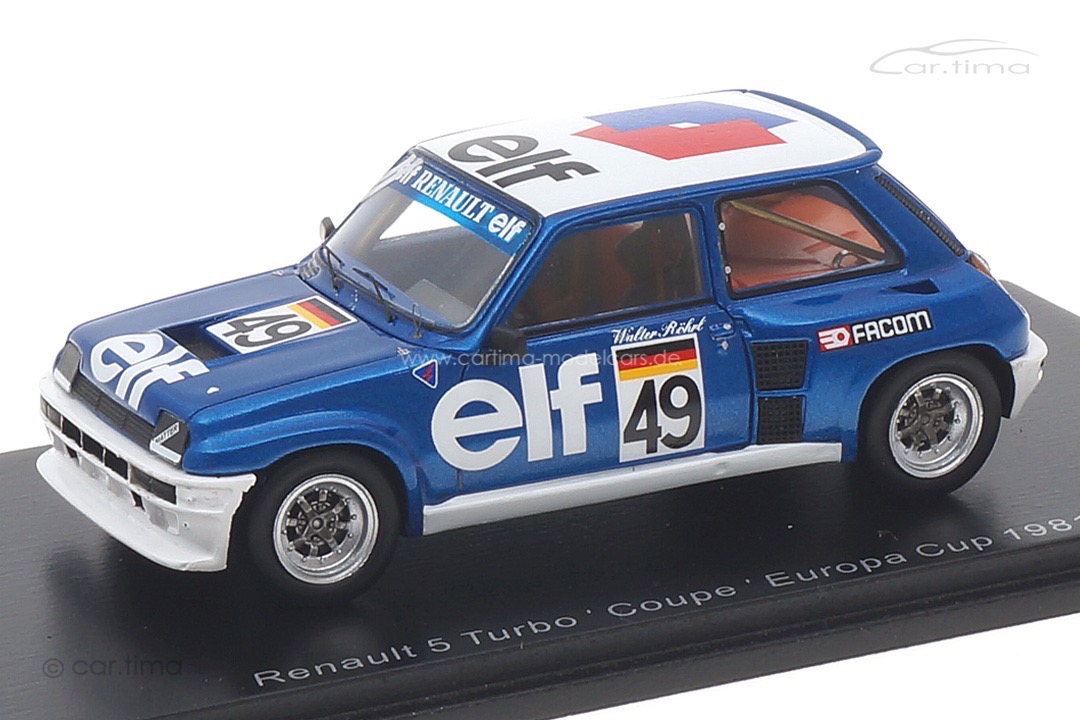 Renault 5 Turbo Eurocup 1981 Walter Röhrl Spark 1:43 S6022 Renault 5 Turbo Eurocup 1981 Walter Röhrl Spark 1:43 S6022