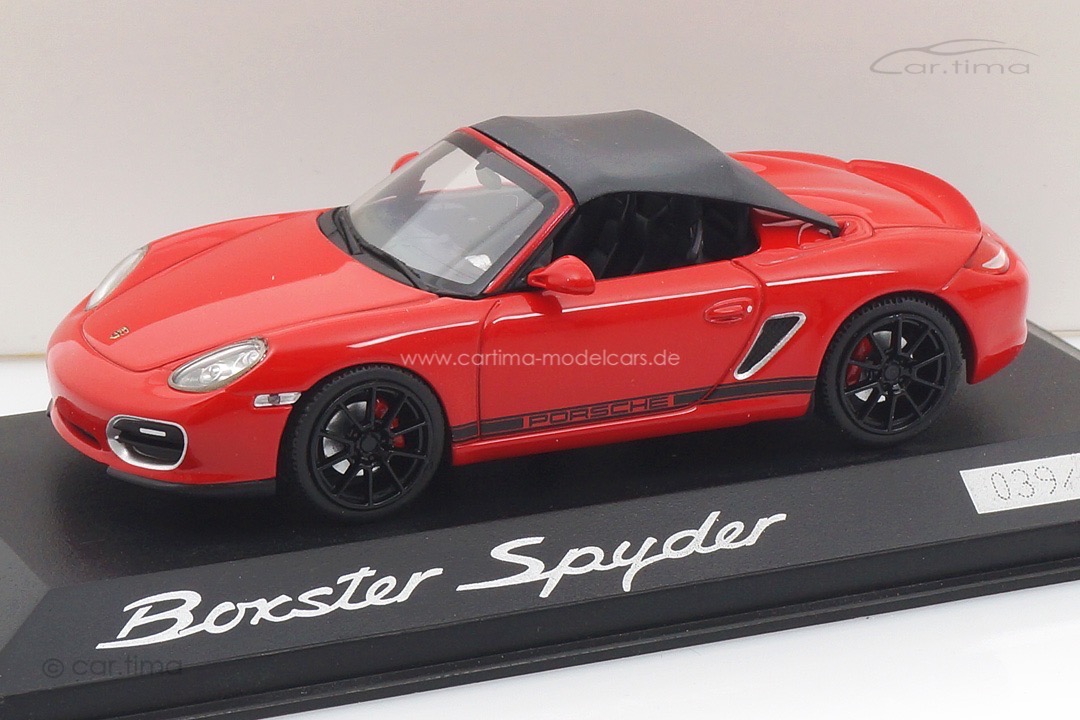 Porsche Boxster Spyder (987) Indischrot Minichamps 1:43 PD04311007