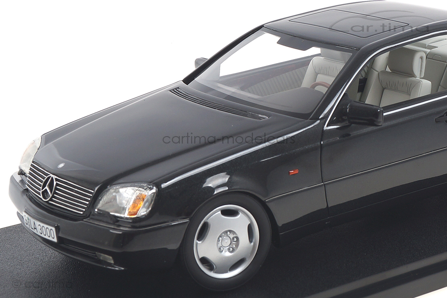 Mercedes-Benz 600 SEC C140 schwarz Cult Models 1:18 CML079-2