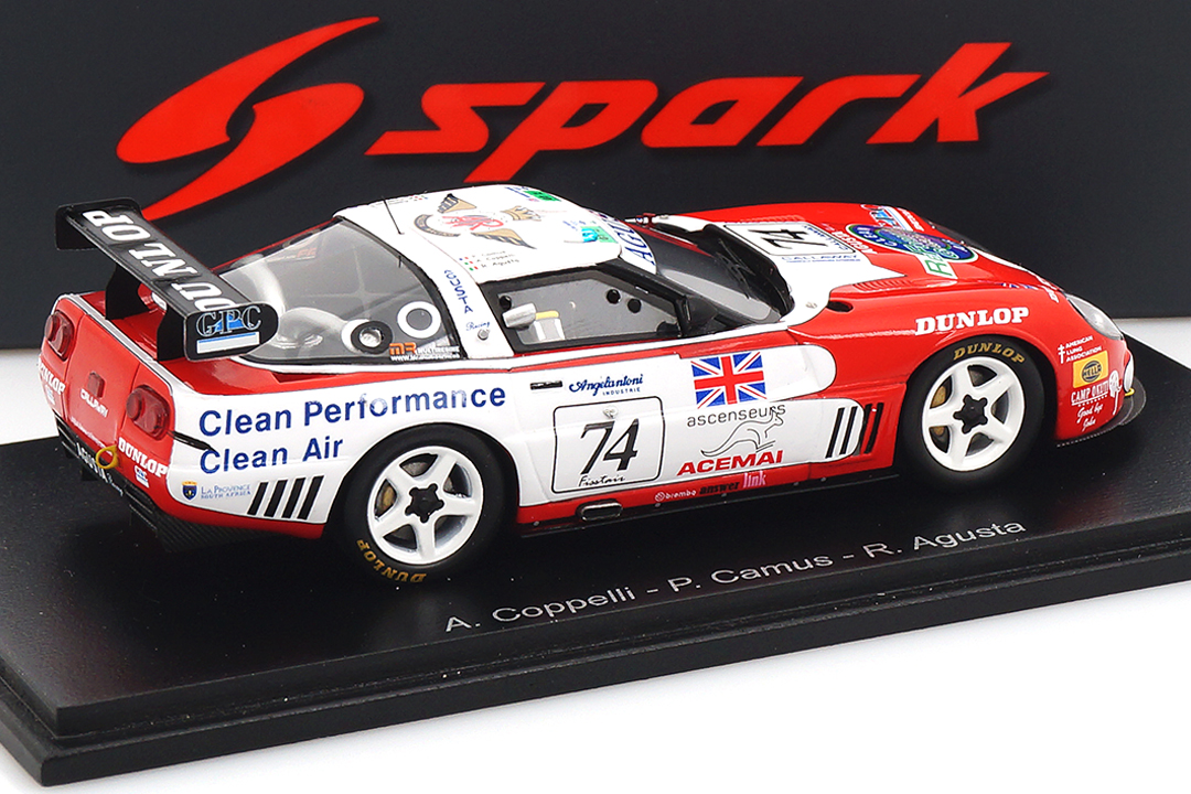Corvette Callaway 24h Le Mans 1996 Agusta/Camus/Coppelli Spark 1:43 S5854