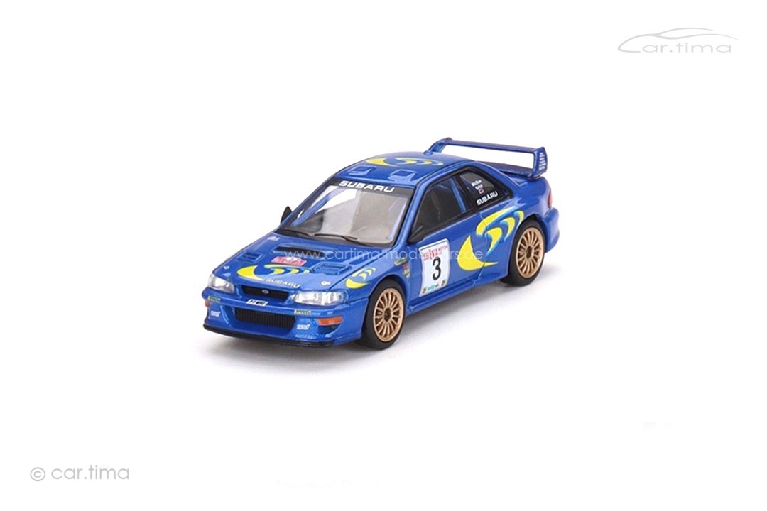Subaru Impreza WRC97 #3 McRae 1997 Rally Sanremo Winner MINI GT 1:64 MGT00512-L