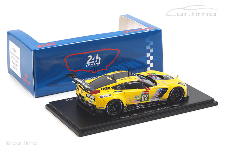 Chevrolet Corvette C7.R 24h Le Mans 2018 Garcia/Magnussen/Rockenfeller Spark 1:43 S7030 Chevrolet Corvette C7.R 24h Le Mans 2018 Garcia/Magnussen/Rockenfeller Spark 1:43 S7030