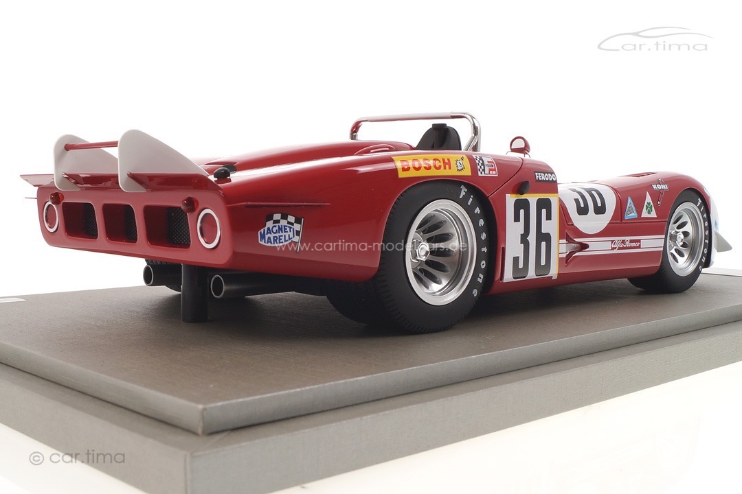 Alfa Romeo 33.3 Long Tail 24h Le Mans 1970 De Adamich/Courage Tecnomodel 1:18 TM18-27B