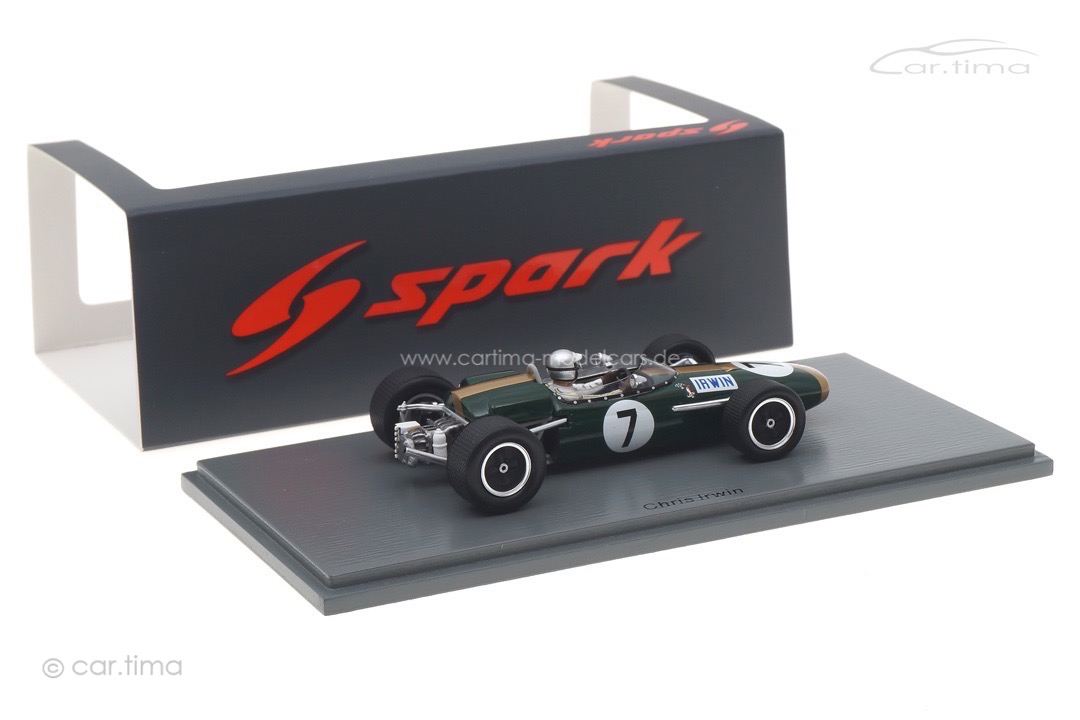 Brabham BT22 GP Großbritannien 1966 Chris Irwin Spark 1:43 S7093 Brabham BT22 GP Großbritannien 1966 Chris Irwin Spark 1:43 S7093