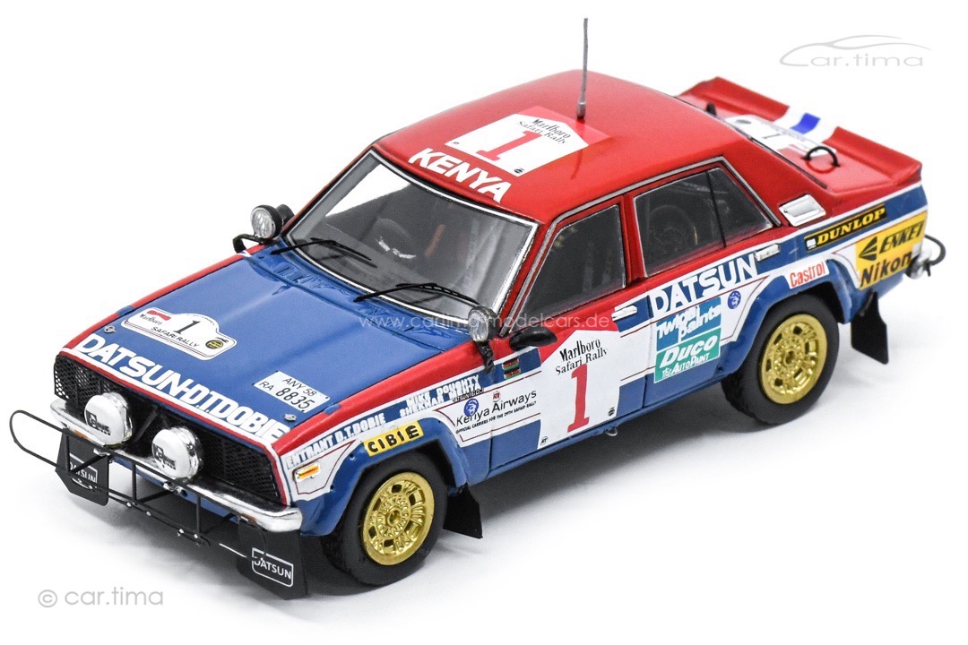 Datsun 160J Winner Safari Rallye 1980 Mehta/Doughty Spark 1:43 S7767