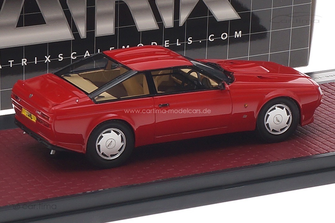 Aston Martin V8 Zagato 1988-1990 rot Matrix 1:43 MX40108-101