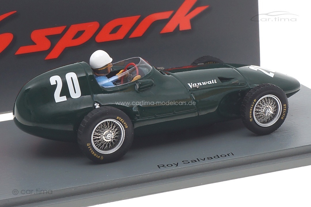 Vanwall VW5 GP Frankreich 1957 Roy Salvadori Spark 1:43 S7205 Vanwall VW5 GP Frankreich 1957 Roy Salvadori Spark 1:43 S7205