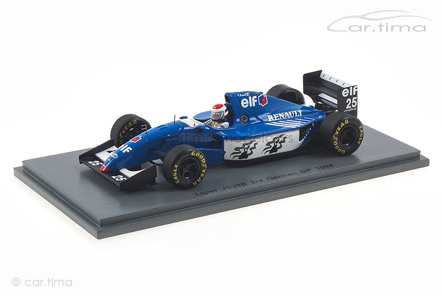 Ligier JS39B GP Germany 1994 Eric Bernard Spark 1:43 S7403 Ligier JS39B GP Germany 1994 Eric Bernard Spark 1:43 S7403