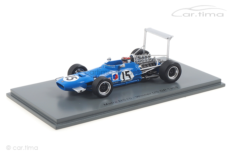 Matra MS10 Winner GP USA 1968 Jackie Stewart Spark 1:43 S7182 Matra MS10 Winner GP USA 1968 Jackie Stewart Spark 1:43 S7182
