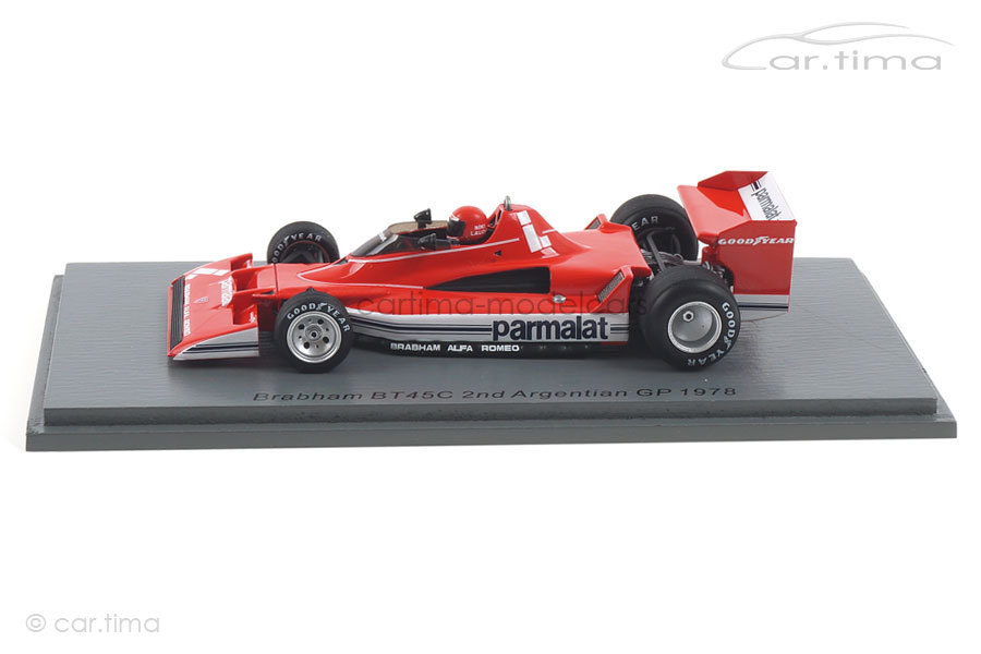 Brabham BT45C GP Argentinien 1978 Niki Lauda Spark 1:43 S7111 Brabham BT45C GP Argentinien 1978 Niki Lauda Spark 1:43 S7111