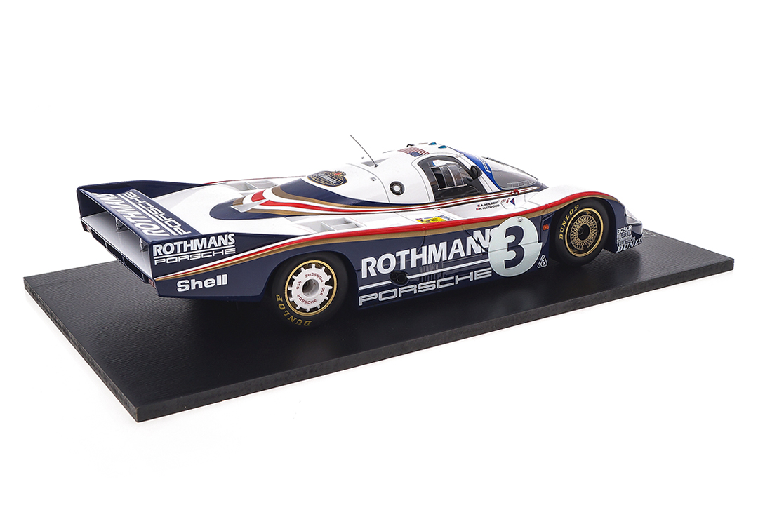 Porsche 956 L 24h Le Mans 1982 Signatur Norbert Singer inkl. Vitrine Spark 1:18 18S424SIG