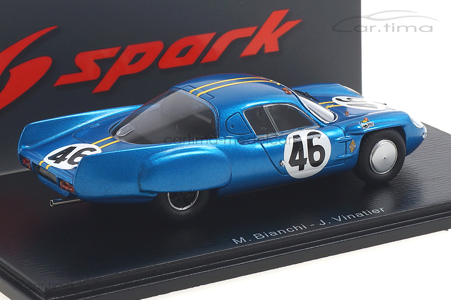 Alpine A210 24h Le Mans 1966 Bianchi/Vinatier Spark 1:43 S5475 Alpine A210 24h Le Mans 1966 Bianchi/Vinatier Spark 1:43 S5475