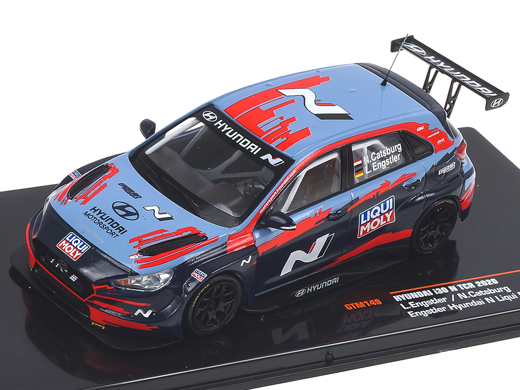 Hyundai i30 N TCR Präsentation WTCR 2020 Catsburg/Engstler IXO 1:43 GTM149 Hyundai i30 N TCR Präsentation WTCR 2020 Catsburg/Engstler IXO 1:43 GTM149