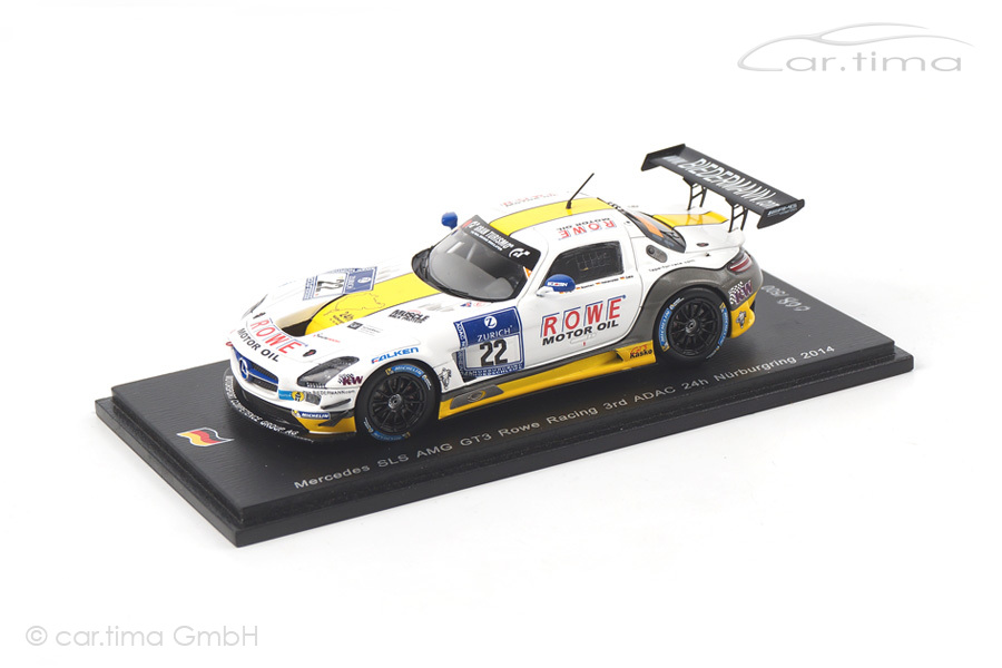 Mercedes-Benz SLS AMG GT3 24h Nürburgring 2014 Zehe/Hohenadel/Engel Spark 1:43 SG130