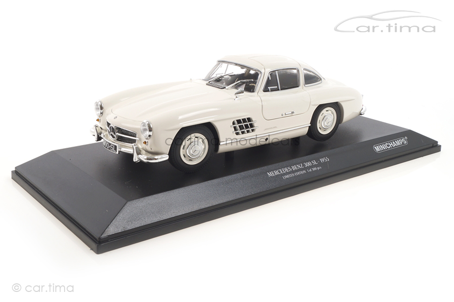 Mercedes-Benz 300 SL (W198) 1955 weiß Minichamps 1:18 110037217 Mercedes-Benz 300 SL (W198) 1955 weiß Minichamps 1:18 110037217
