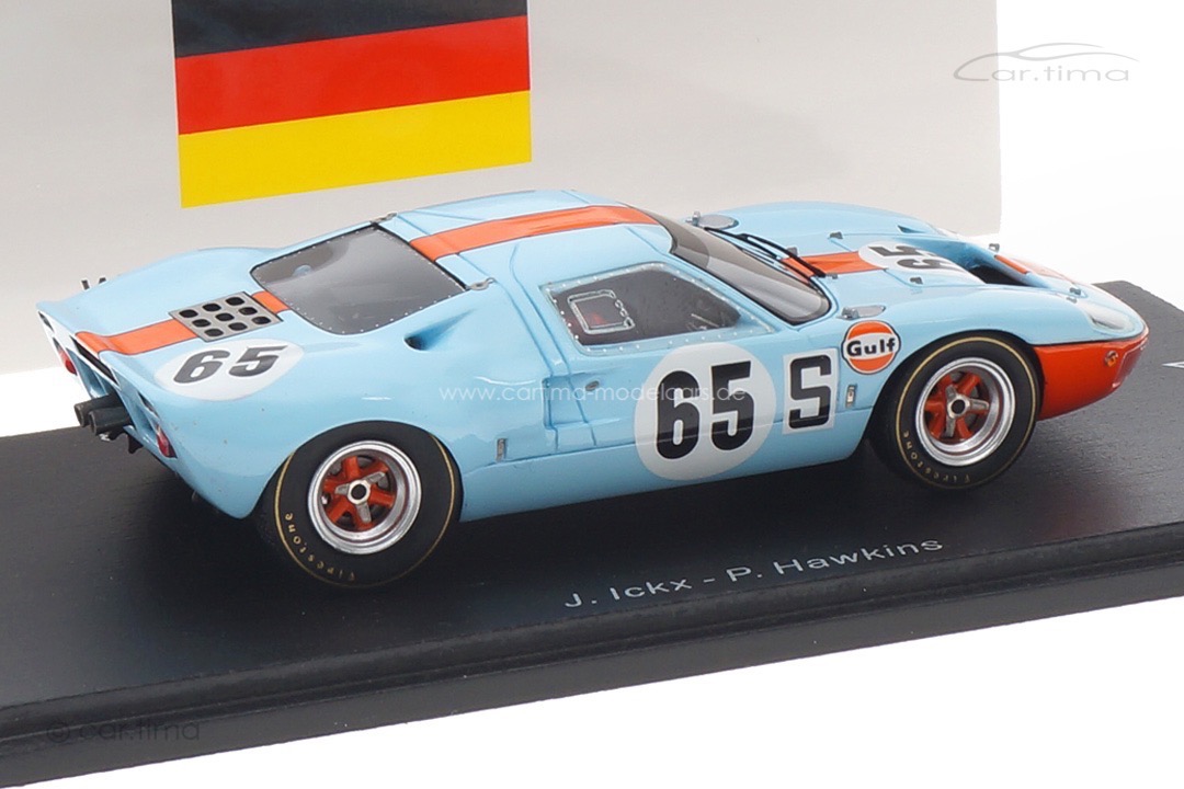 Ford GT40 1000km Nürburgring 1968 Ickx/Hawkins Spark 1:43 SG817 Ford GT40 1000km Nürburgring 1968 Ickx/Hawkins Spark 1:43 SG817