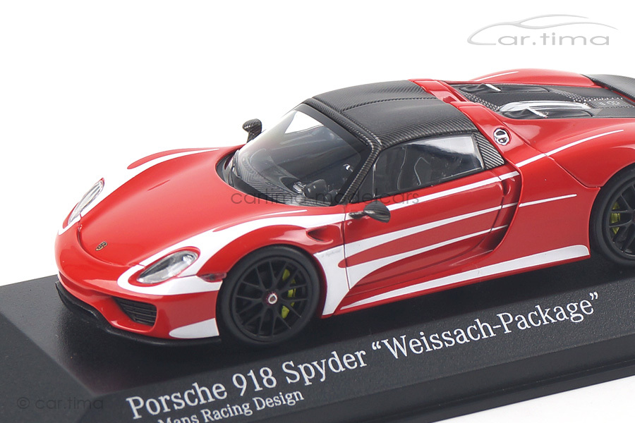 Porsche 918 Spyder Weissach Package Mark Webber Minichamps 1:43 410062135 Porsche 918 Spyder Weissach Package Mark Webber Minichamps 1:43 410062135