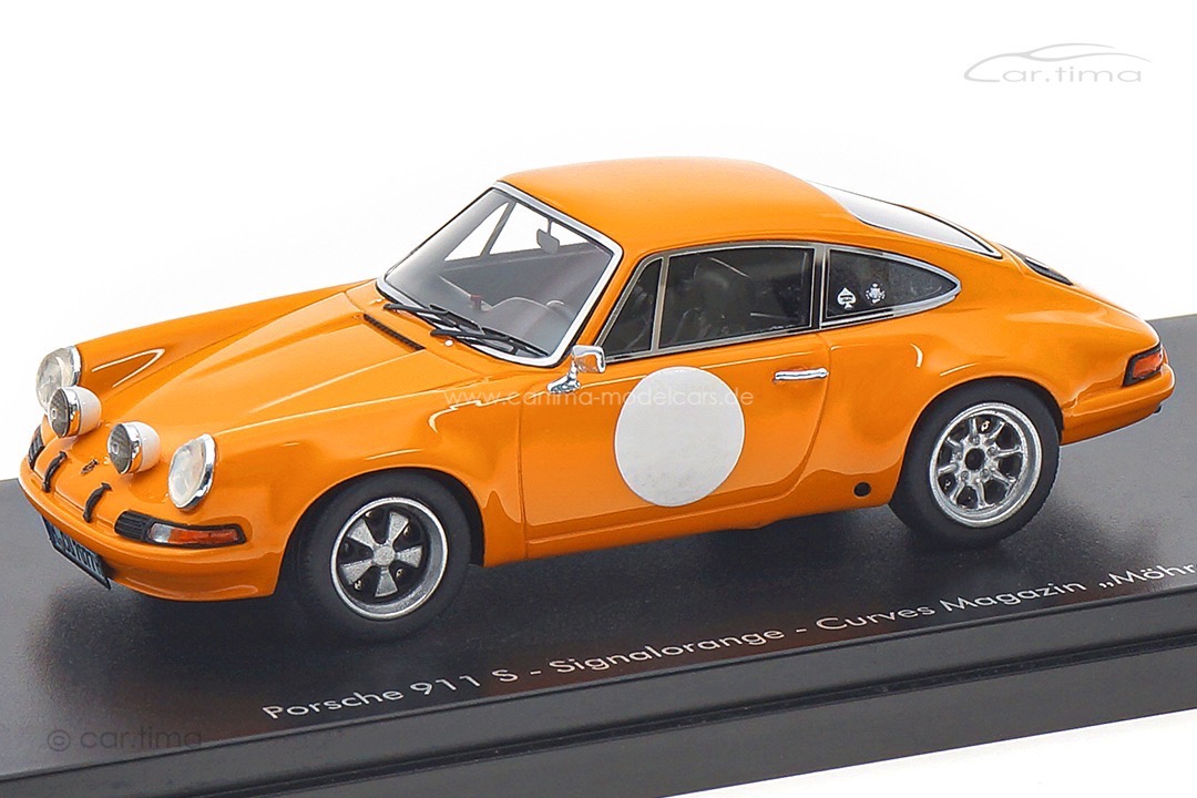 Porsche 911 S Signalorange Curves Magazine "Möhre" car.tima 1:43 CAR04324002 Porsche 911 S Signalorange Curves Magazine "Möhre" car.tima 1:43 CAR04324002