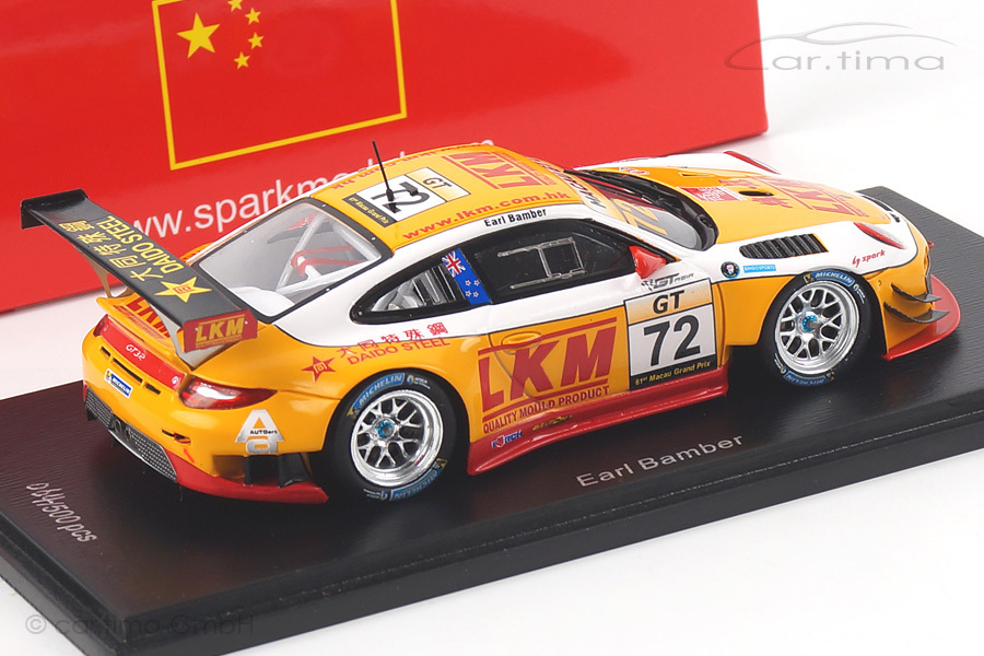 Porsche 911 GT3 R Macau 2014 Earl Bamber Spark 1:43 SA074 Porsche 911 GT3 R Macau 2014 Earl Bamber Spark 1:43 SA074