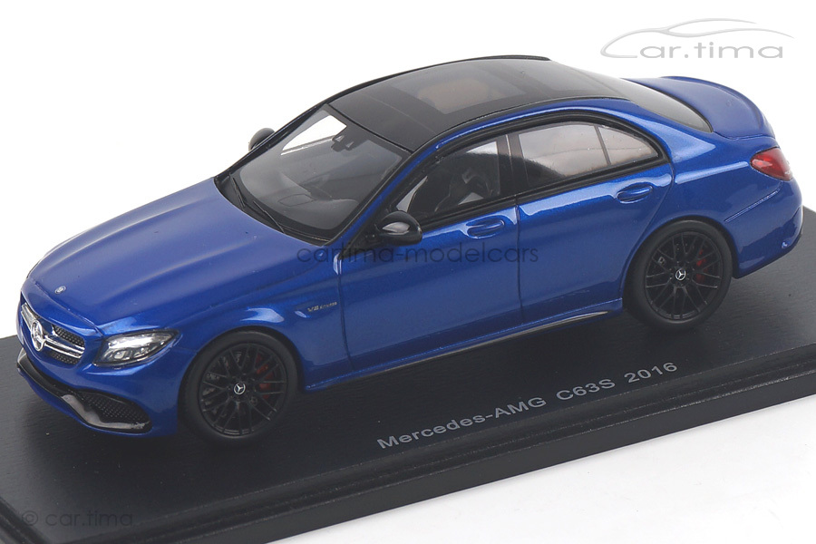 Mercedes-AMG C63S blau Spark 1:43 S4913 Mercedes-AMG C63S blau Spark 1:43 S4913