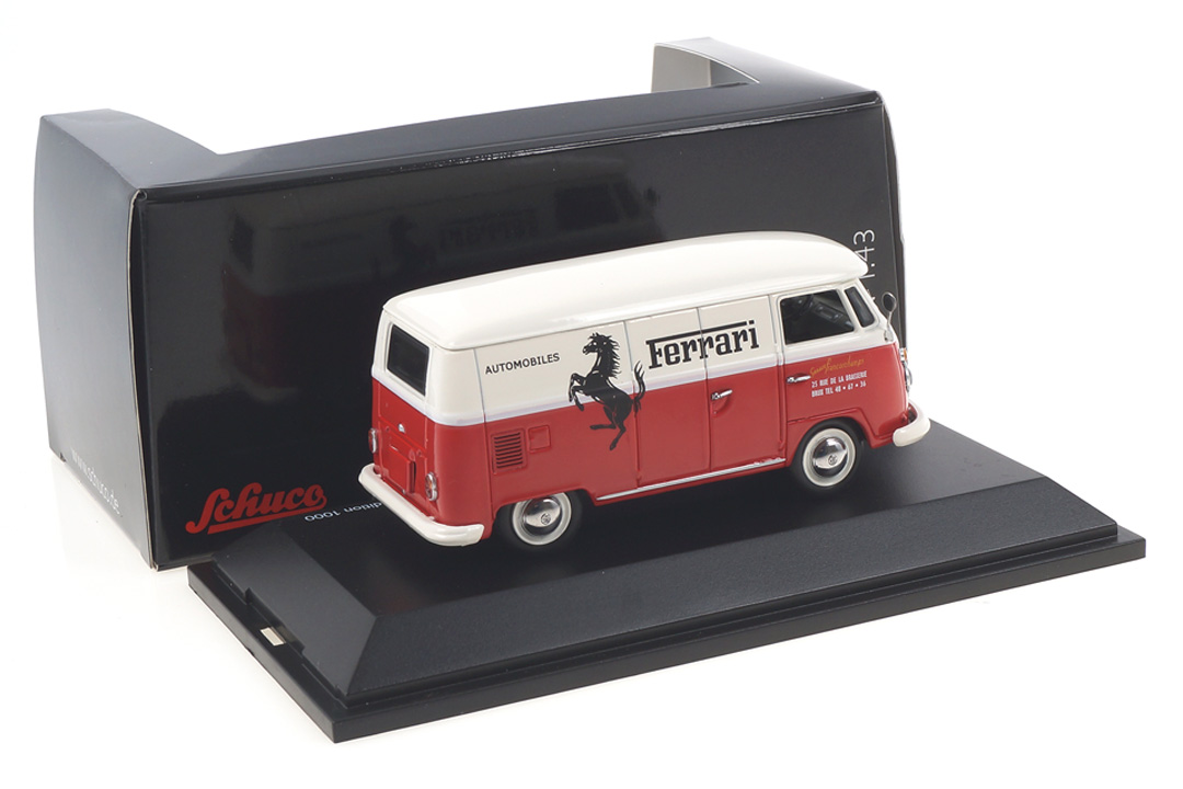 VW T1 Ferrari Automobiles Schuco 1:43 450369800 VW T1 Ferrari Automobiles Schuco 1:43 450369800