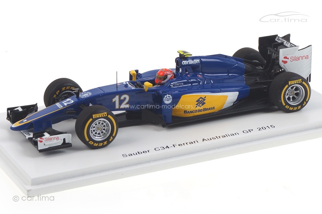 Sauber C34-Ferrari GP Australien 2015 Felipe Nasr Spark 1:43 S4609 Sauber C34-Ferrari GP Australien 2015 Felipe Nasr Spark 1:43 S4609