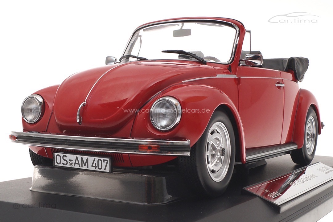 VW Volkswagen Käfer 1303 Cabriolet 1973 rot Norev 1:18 188529
