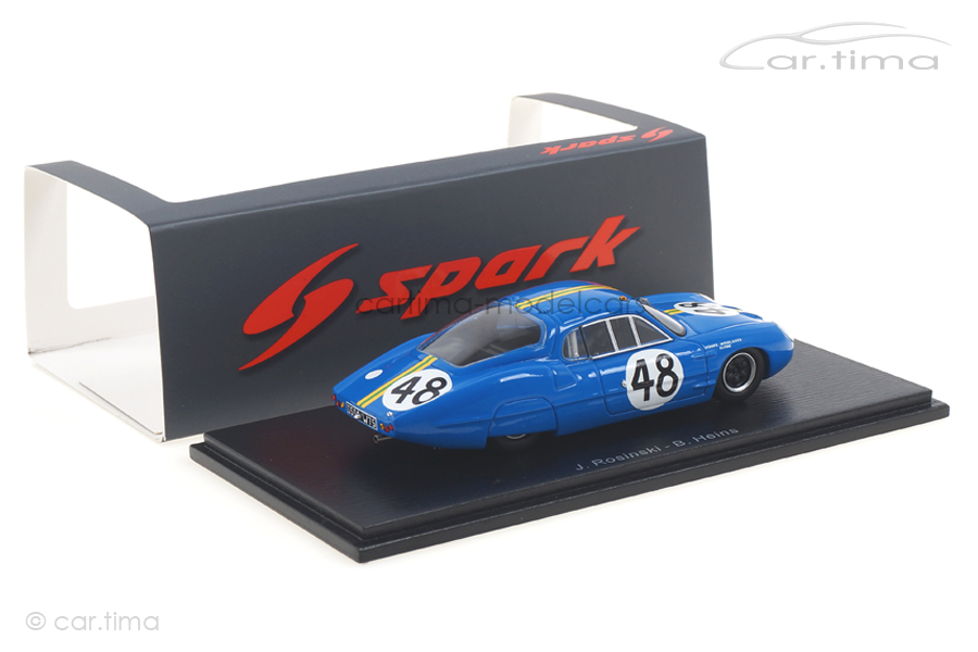Alpine M63 24h Le Mans 1963 Heinz/Rosinski Spark 1:43 S5482 Alpine M63 24h Le Mans 1963 Heinz/Rosinski Spark 1:43 S5482