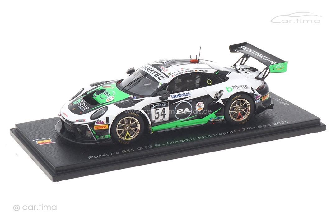 Porsche 911 GT3 R 24h Spa 2021 Bachler/Engelhart/Cairoli Spark 1:43 SB465
