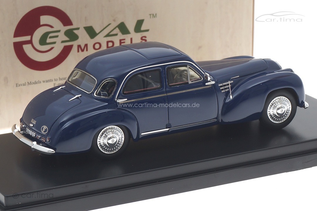 Delage D6-3L sedan by Autobineau blau Esval Models 1:43 EMEU43029A Delage D6-3L sedan by Autobineau blau Esval Models 1:43 EMEU43029A