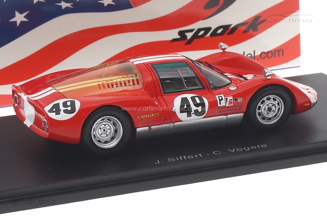 Porsche 906 12h Sebring 1966 Siffert/Vögele Spark 1:43 US267 Porsche 906 12h Sebring 1966 Siffert/Vögele Spark 1:43 US267