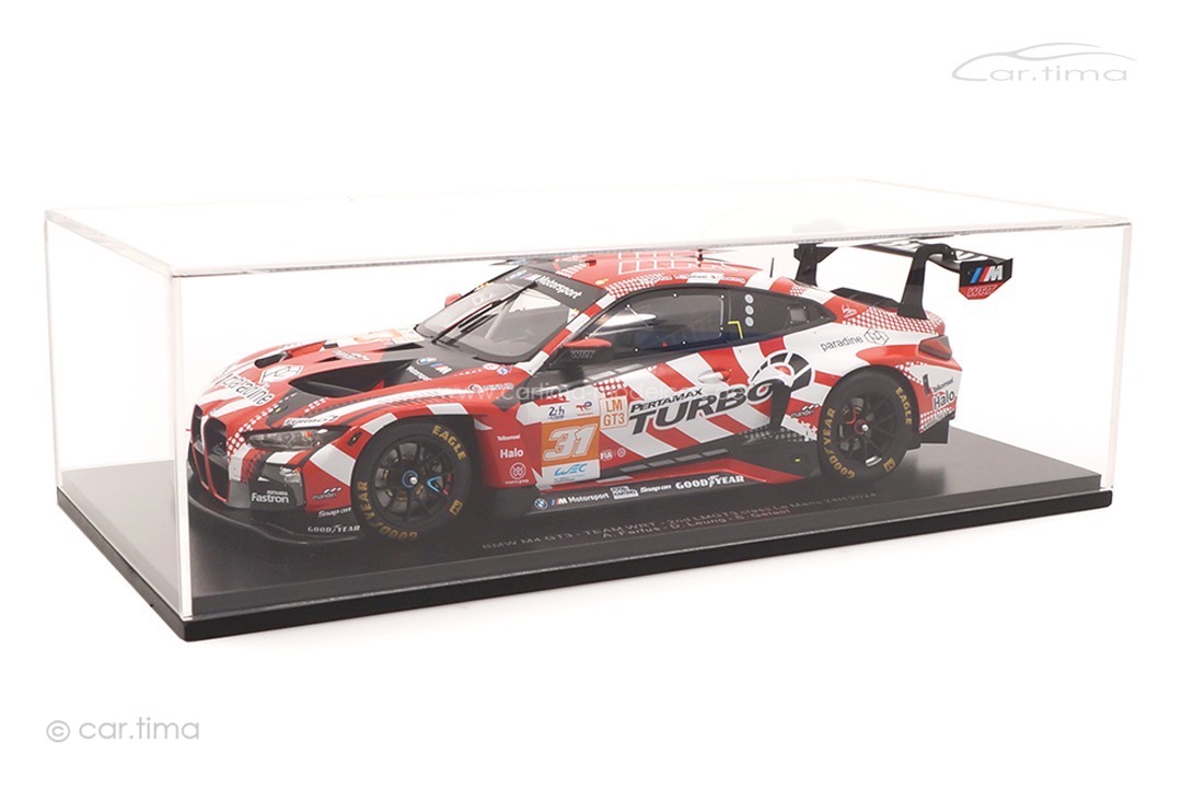BMW M4 GT3 24h Le Mans 2024 Farfus/Leung/Gelael Spark 1:18 18S656