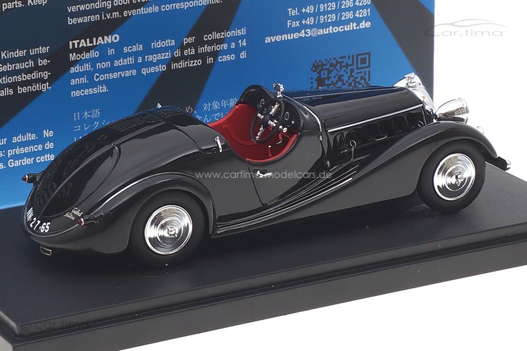 Talbot Lago T150 C Roadster Pourtout 1937 schwarz Avenue43 1:43 60076 Talbot Lago T150 C Roadster Pourtout 1937 schwarz Avenue43 1:43 60076
