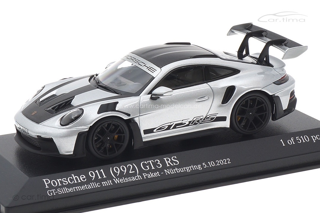 Porsche 911 (992) GT3 RS Weissach Paket Rundenrekord Norschleife Minichamps 1:43 410062106 Porsche 911 (992) GT3 RS Weissach Paket Rundenrekord Norschleife Minichamps 1:43 410062106