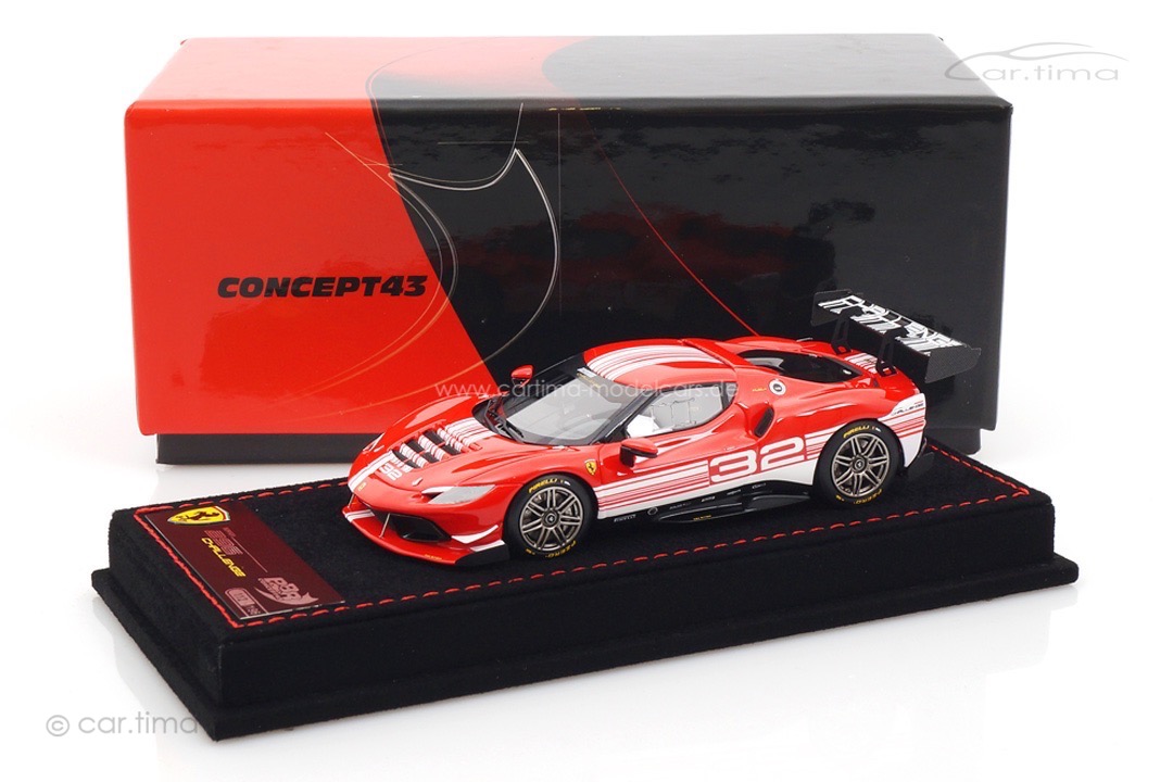 Ferrari 296 Challenge Finali Ferrari Mondiali al Mugello BBR 1:43 BBRC293