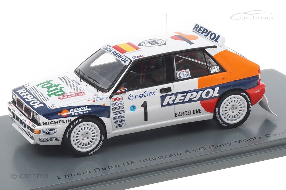 Lancia Delta HF Integrale EVO Rally Monte Carlo 1993 Sainz/Moya Spark 1:43 S9024 Lancia Delta HF Integrale EVO Rally Monte Carlo 1993 Sainz/Moya Spark 1:43 S9024