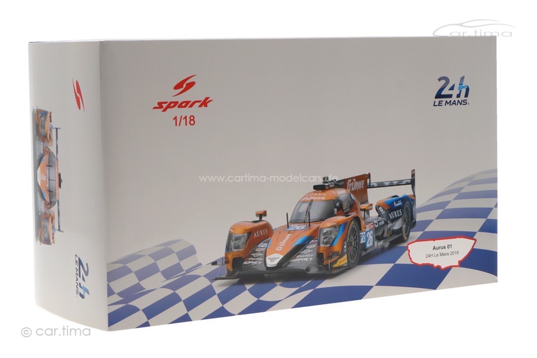 AURUS 01 24h Le Mans 2019 van Uitert/Vergne/Rusinov Spark 1:18 18S429 AURUS 01 24h Le Mans 2019 van Uitert/Vergne/Rusinov Spark 1:18 18S429