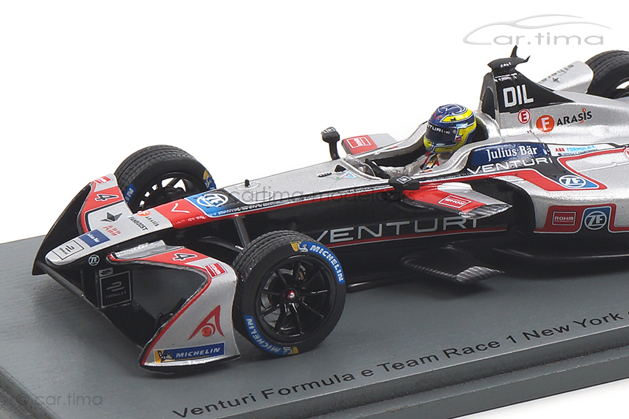 Venturi Formula E Race 1 New York ePrix Season 4 2017-2018 Tom Dillmann Spark 1:43 S5926 Venturi Formula E Race 1 New York ePrix Season 4 2017-2018 Tom Dillmann Spark 1:43 S5926