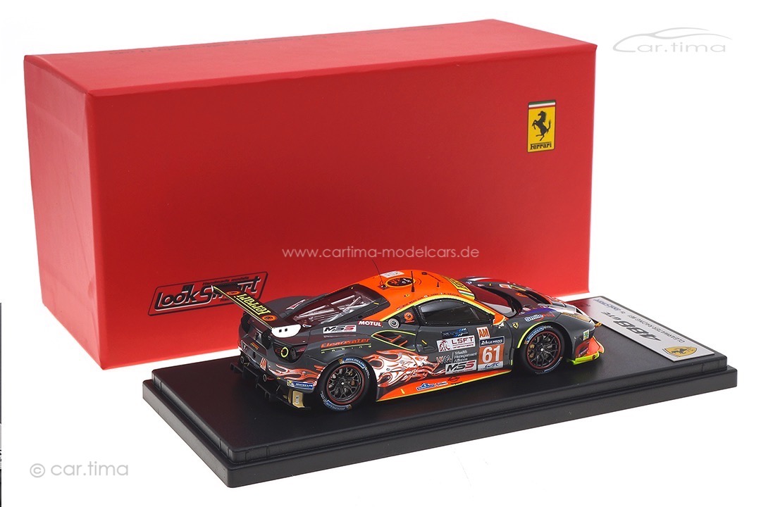 Ferrari 488 GTE 24h Le Mans 2017 Griffin/Mok/Sawa LookSmart 1:43 LSLM072 Ferrari 488 GTE 24h Le Mans 2017 Griffin/Mok/Sawa LookSmart 1:43 LSLM072