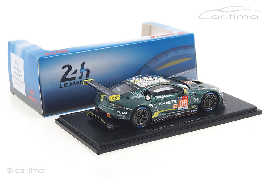 Aston Martin Vantage GTE 24h Le Mans 2019 Dalla Lana/Lamy/Lauda Spark 1:43 S7949 Aston Martin Vantage GTE 24h Le Mans 2019 Dalla Lana/Lamy/Lauda Spark 1:43 S7949